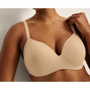 Knix WingWoman Size 6+ Fits 34E, 32F, 34F Warm Sand Beige